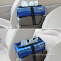 Car headrest tissue holder